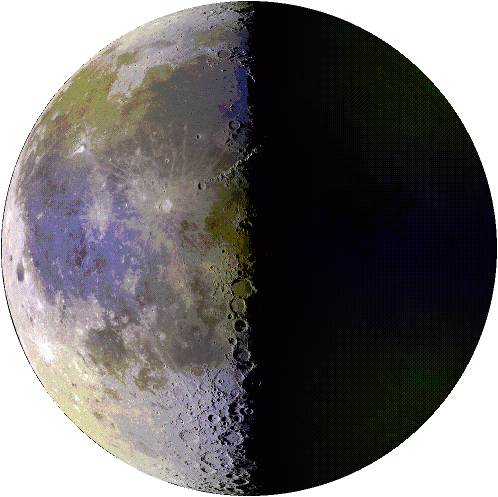 Last Quarter, Moon at 22 days in cycle