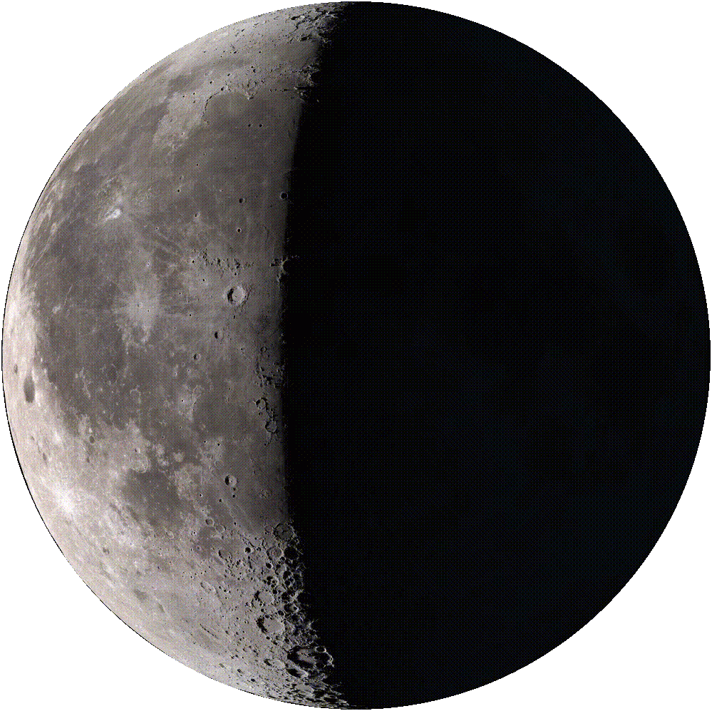Waning Crescent, Moon at 23 days in cycle