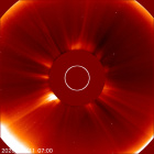Latest LASCO C2 image of the Sun