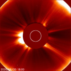 Latest LASCO C2 image of the Sun