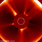 Latest LASCO C2 image of the Sun