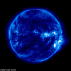 Click for time-lapse image of the sun